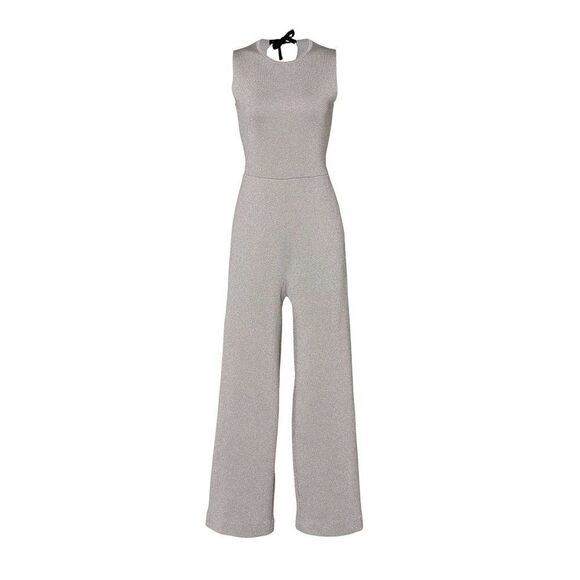 J.CREW Madison Silver Lurex Sweater Jumpsuit MEDIUM - Picture 5 of 15